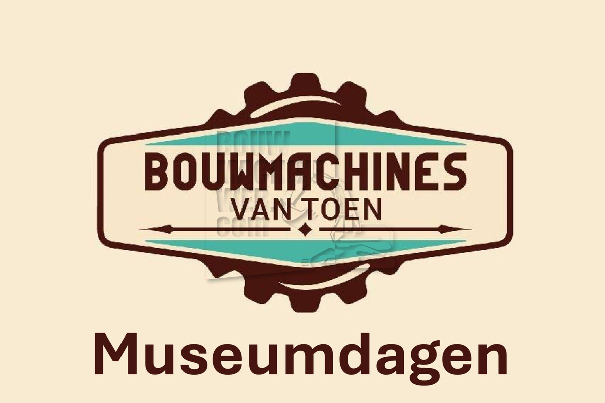 Bouwmachines van Toen Museumdagen 2026