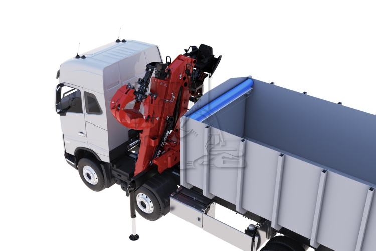 Hiab lanceert een nieuwe recyclingkraan: Jonsered iZ.18R HD