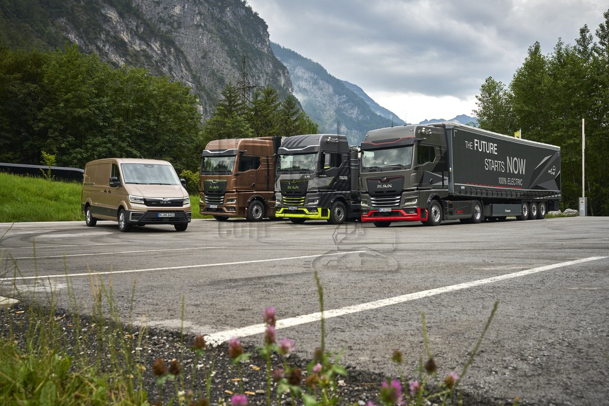 Diesel, elektrisch en waterstof: MAN presenteert zijn volledige gamma aandrijflijnen voor trucks