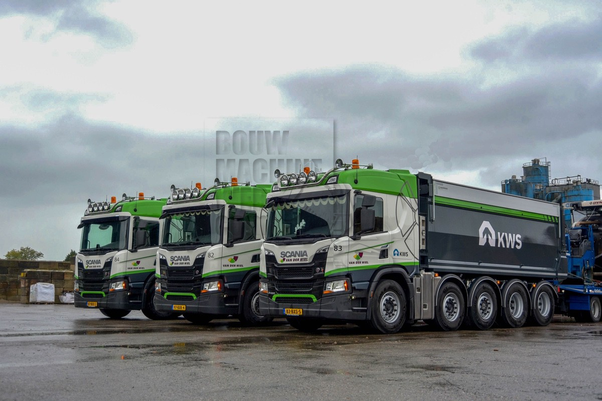 Drie Scania Quadro’s voor Van der Wiel Transport