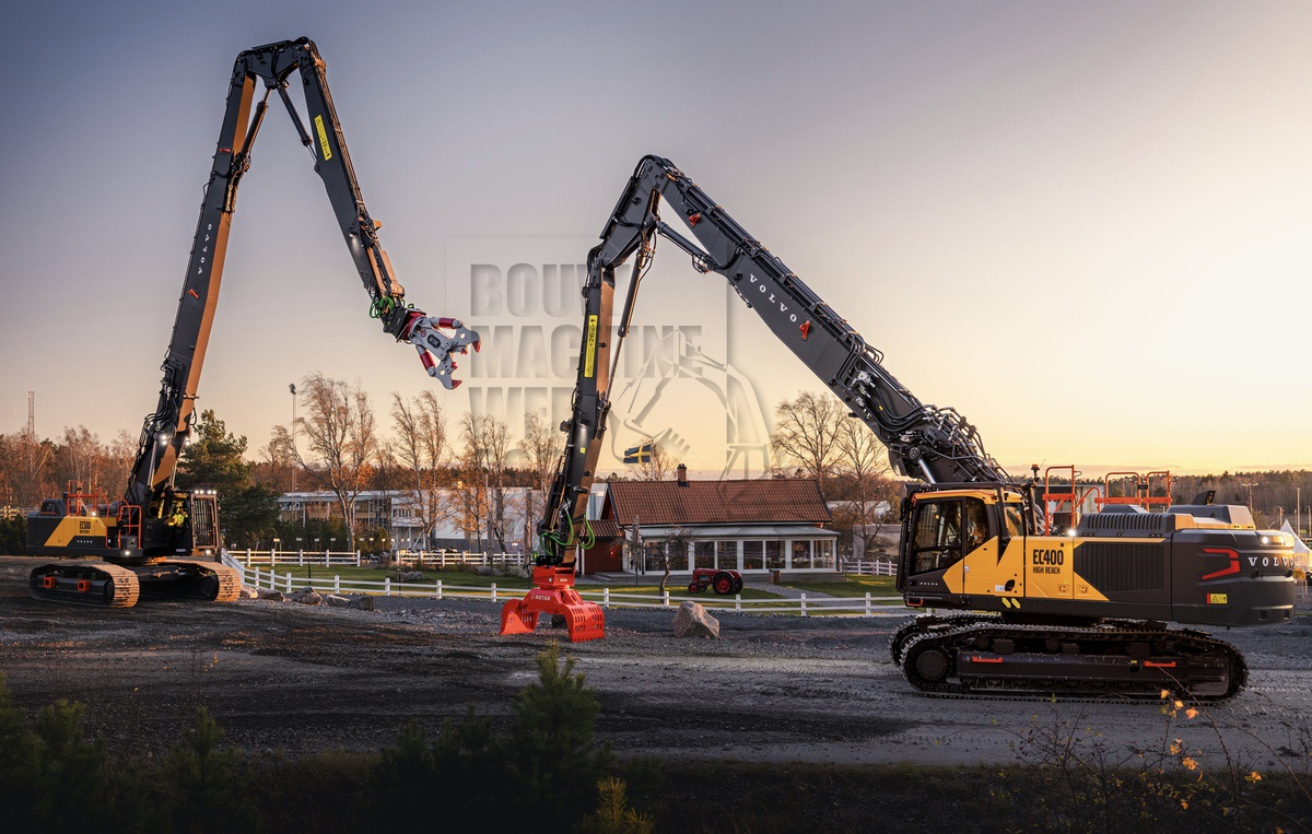 De nieuwe generatie Volvo graafmachines met sloopgiek