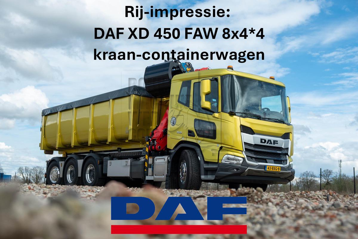 Rij-Impressie DAF XD450 FAW 8x4*4