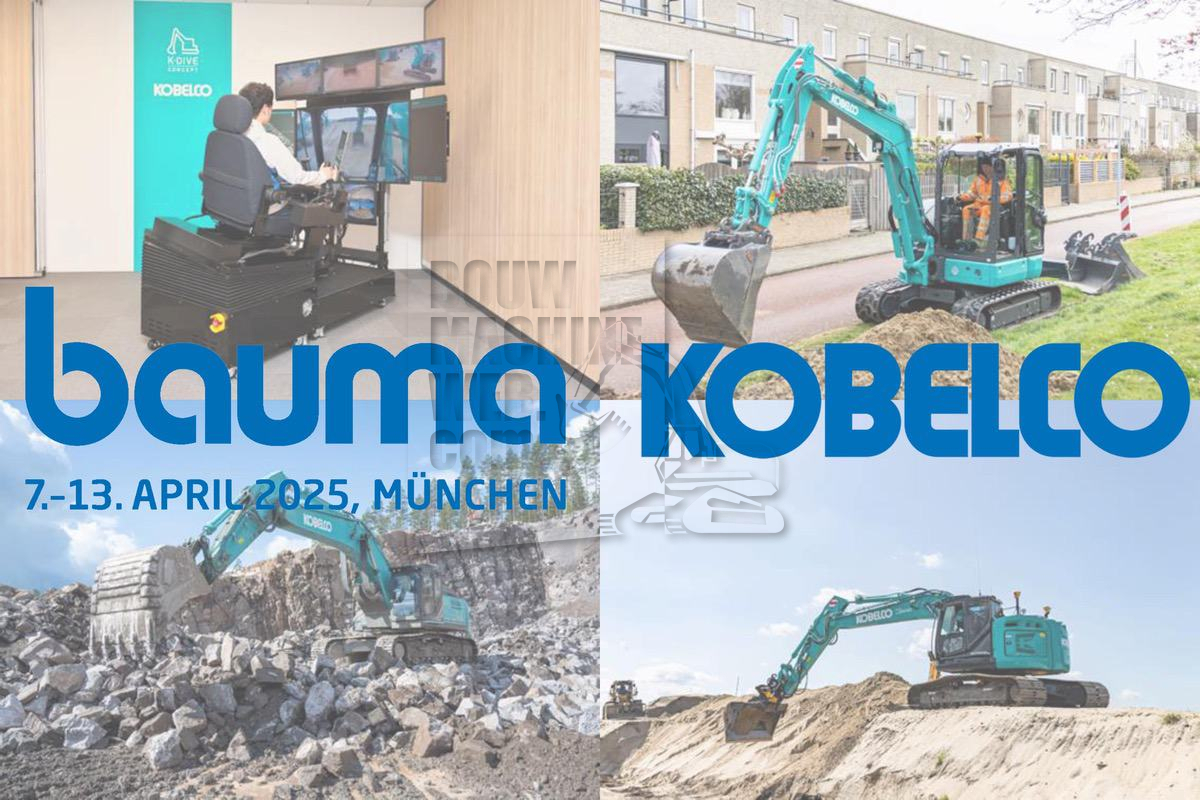 Bauma 2025: Kobelco toont innovaties