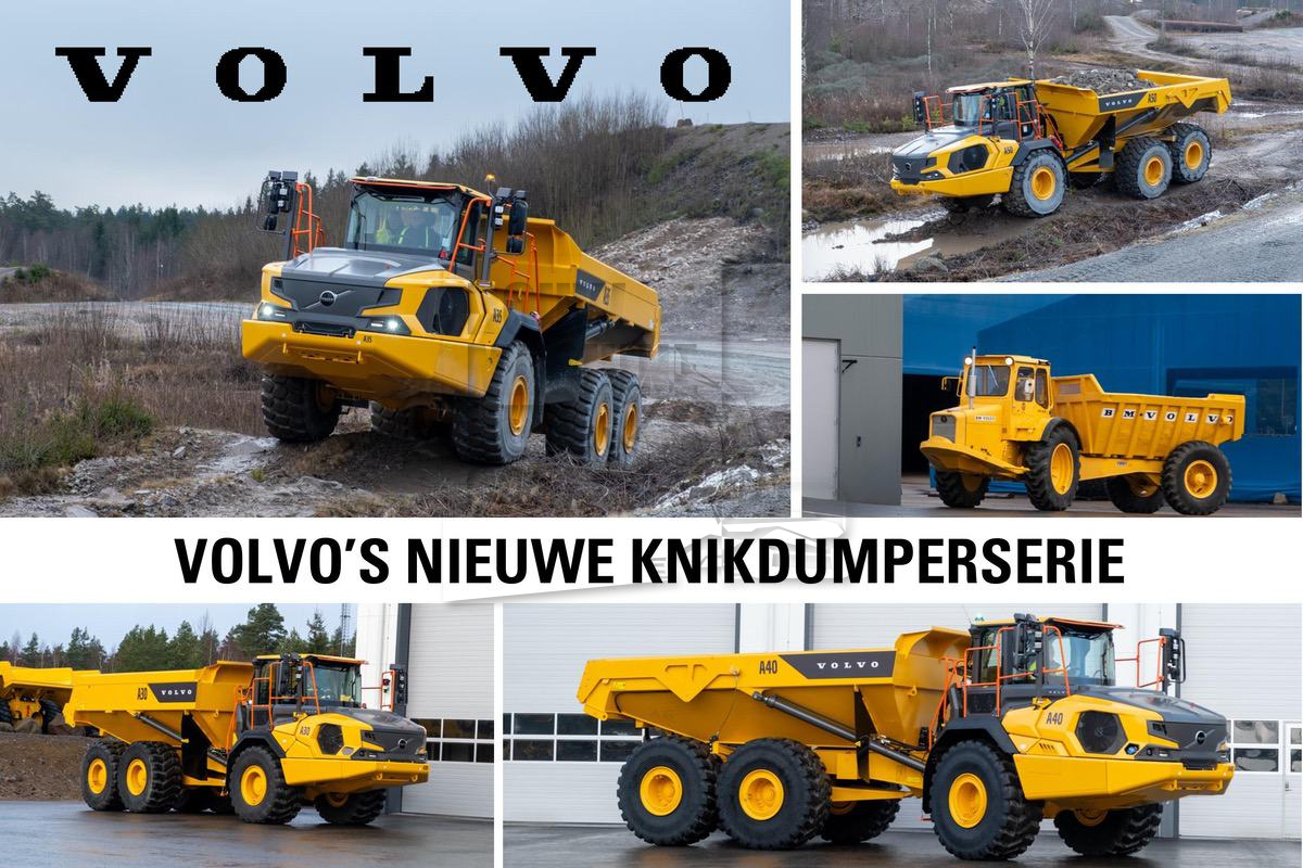 Volvo vernieuwd complete range knikdumpers