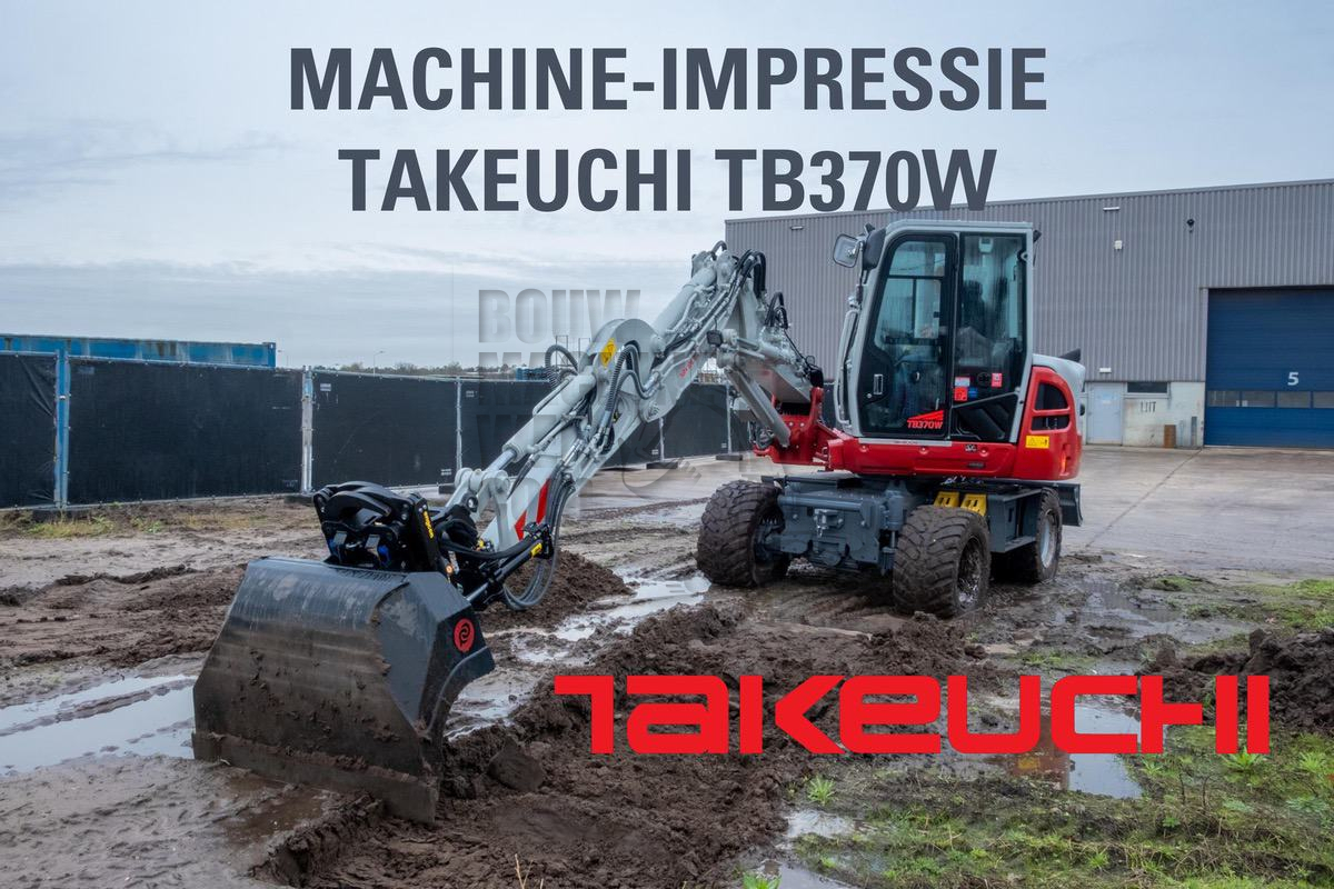 Machine-impressie Takeuchi TB370W