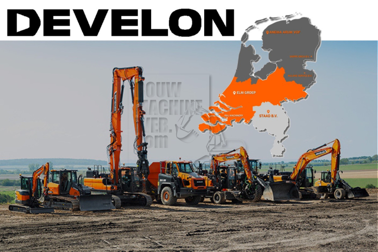 Develon-importeur gebiedswijzigingen in Nederland