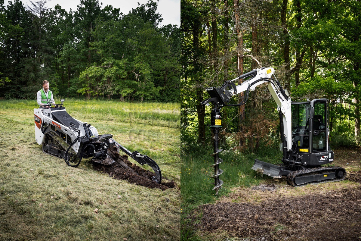 Bobcat komt met nieuwe serie grondboren en sleuvengravers