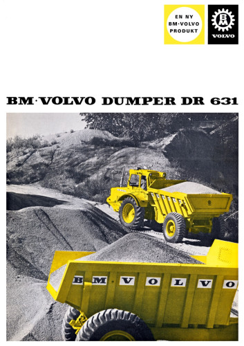 BM Volvo DR631 folder uit 1966