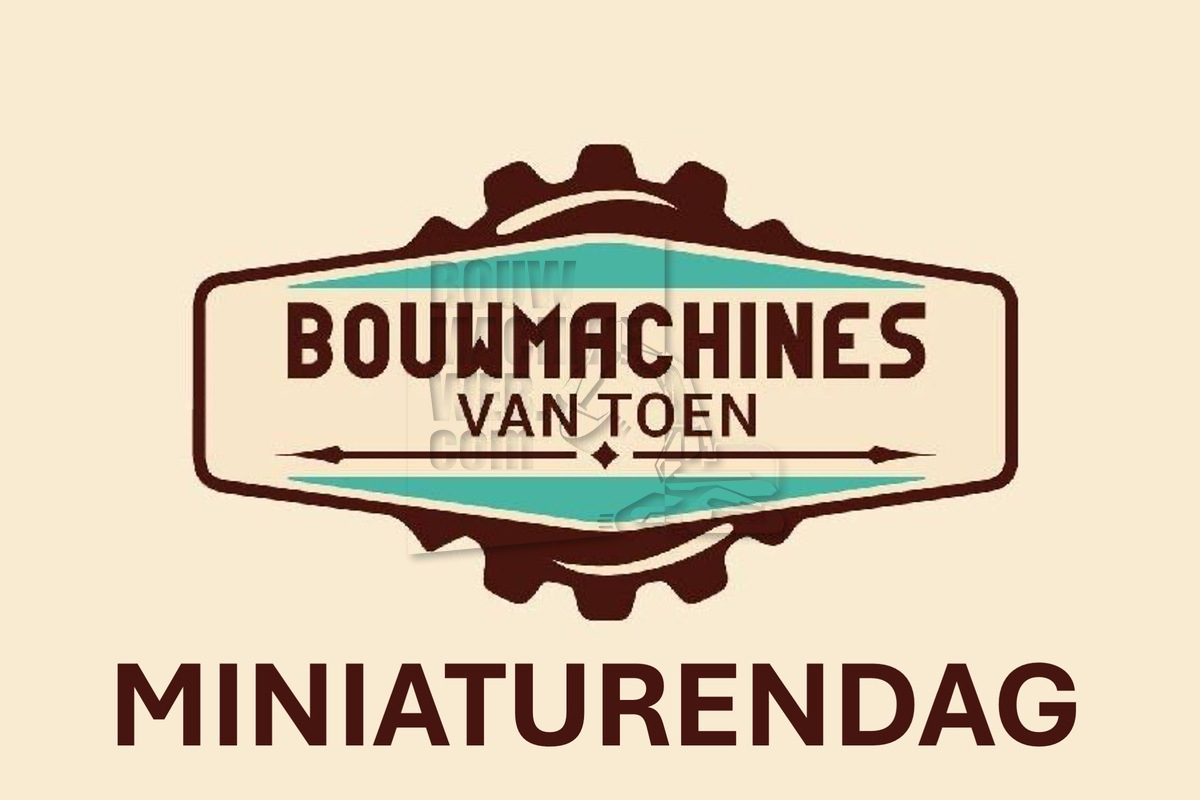 BouwmachinesvanToen Miniaturendag 2026