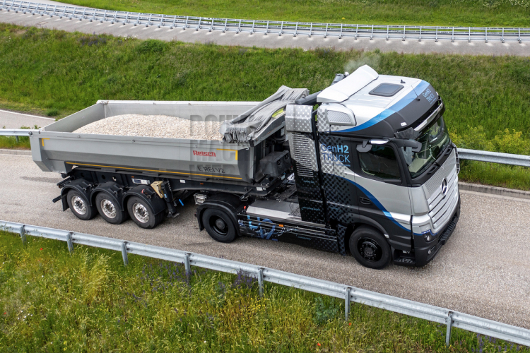 Daimler Trucks start uitgebreide tests met brandstofceltruck 