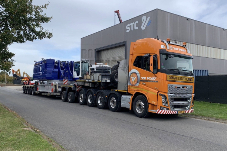 Speciaal transport van Coevorden naar Denemarken