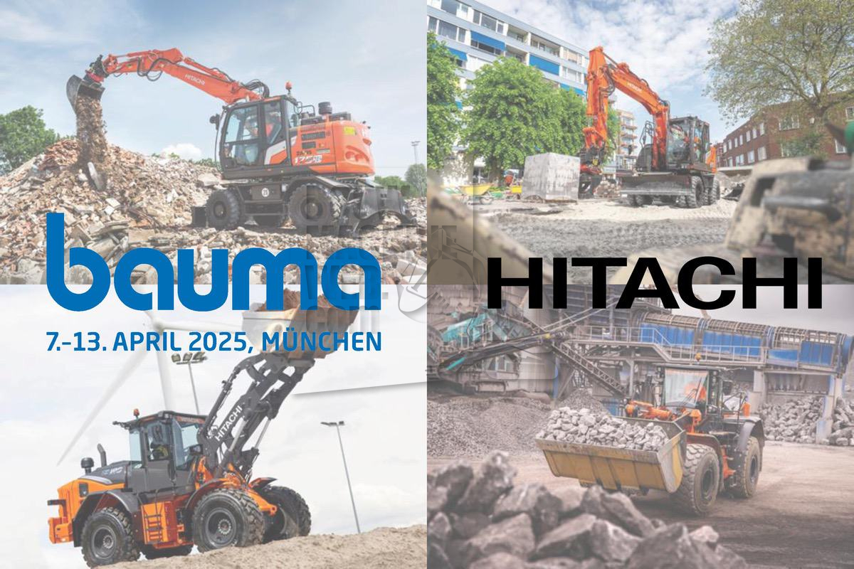 Bauma 2025: Hitachi presenteert populaire ZW-7 wielladers en ZXW-7 mobiele graafmachines 