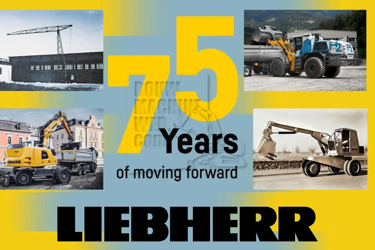 75 jaar Liebherr, 75 years of moving forward