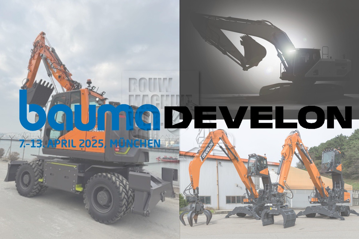 Bauma 2025: Develon lanceert Dash-9 serie