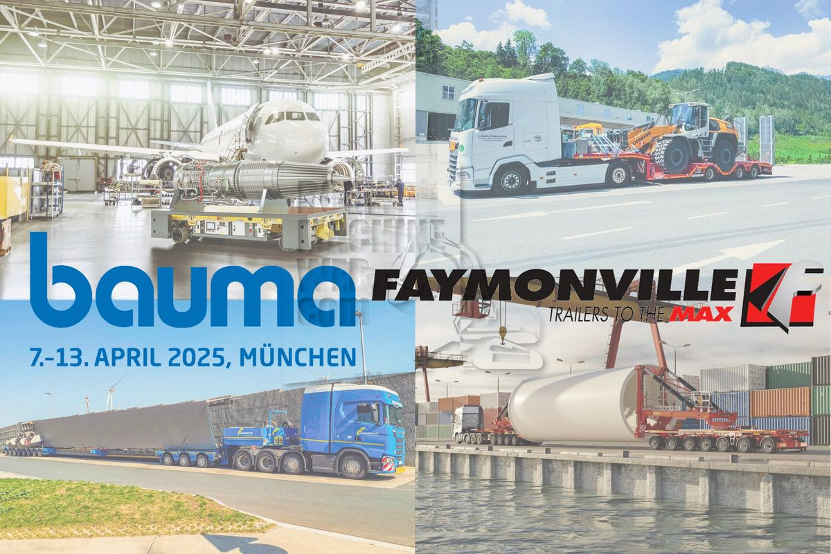 Bauma 2025: Faymonville met nieuwe stand, een wereldpremière en modulaire highlights