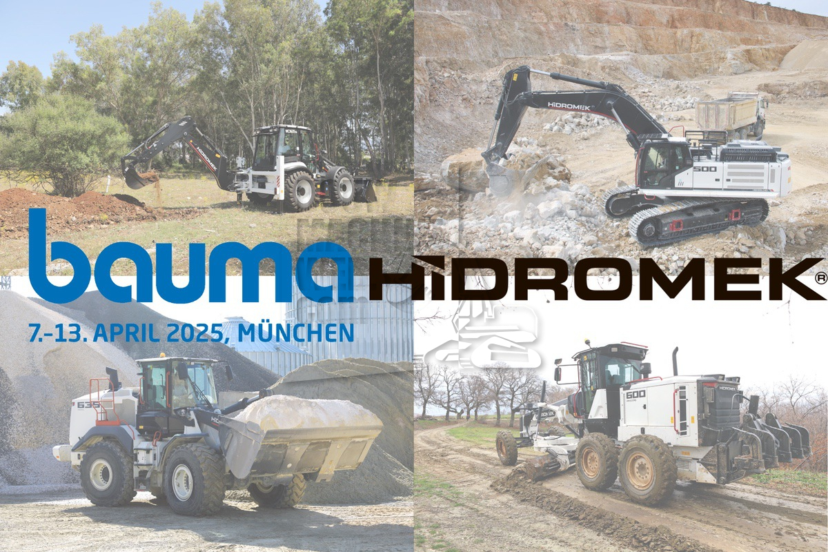 Bauma 2025: Hidromek introduceerd haar grootste graafmachine