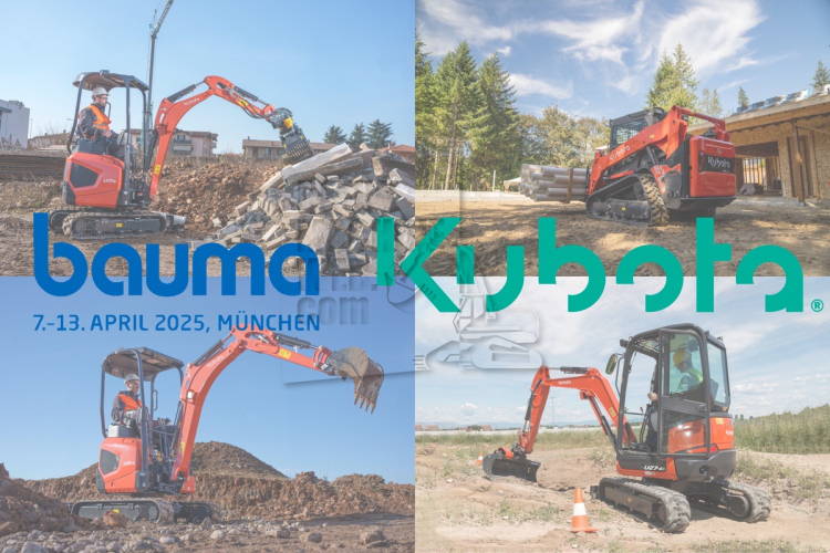 Bauma 2025: Kubota levert Electric Retrofit en nieuwe minigravers