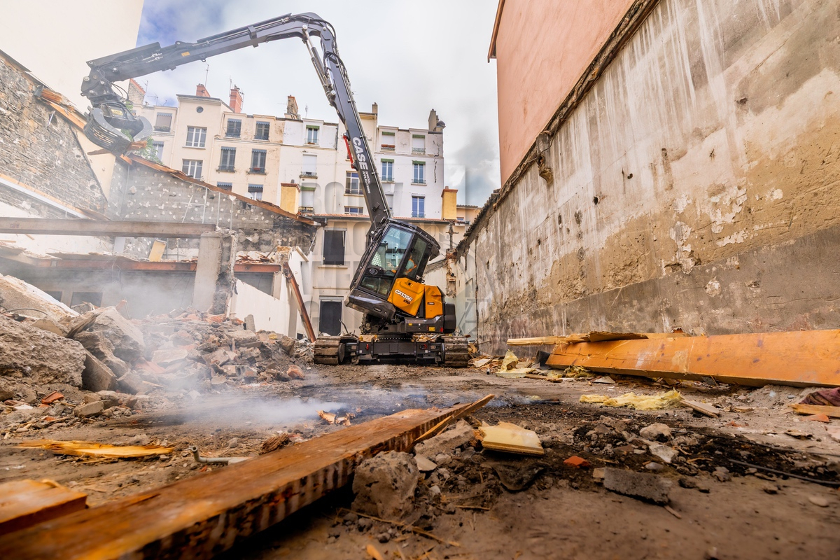 Case ontwikkeld compacte sloopmachine