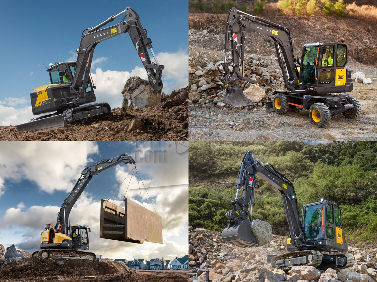 Volvo introduceert vier nieuwe graafmachines op Conexpo