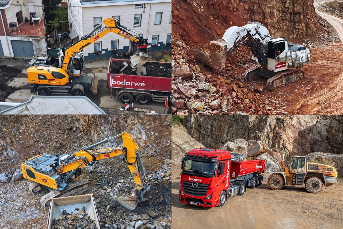 Bodarwé vertrouwt al bijna 40 jaar op Liebherr machines van klein tot groot