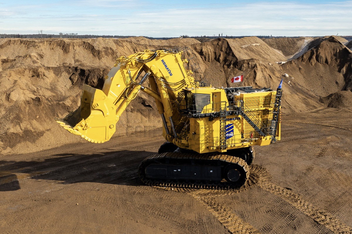 Komatsu bouwt haar grootste graafmachine in Duitsland