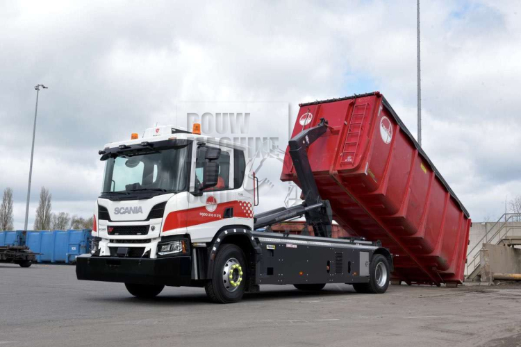 Unieke Scania containercarrier