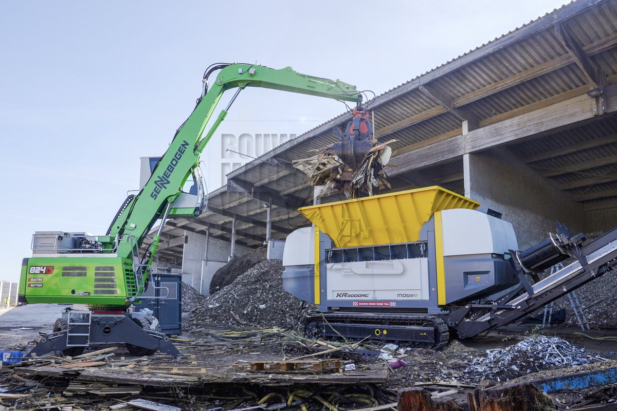 Sennebogen presenteert semi-autonome shredderinvoer