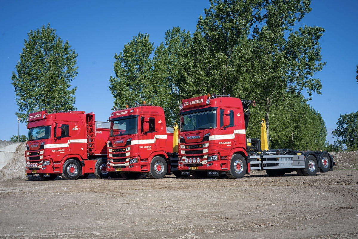 Trio nieuwe Scania’s voor Van der Linden