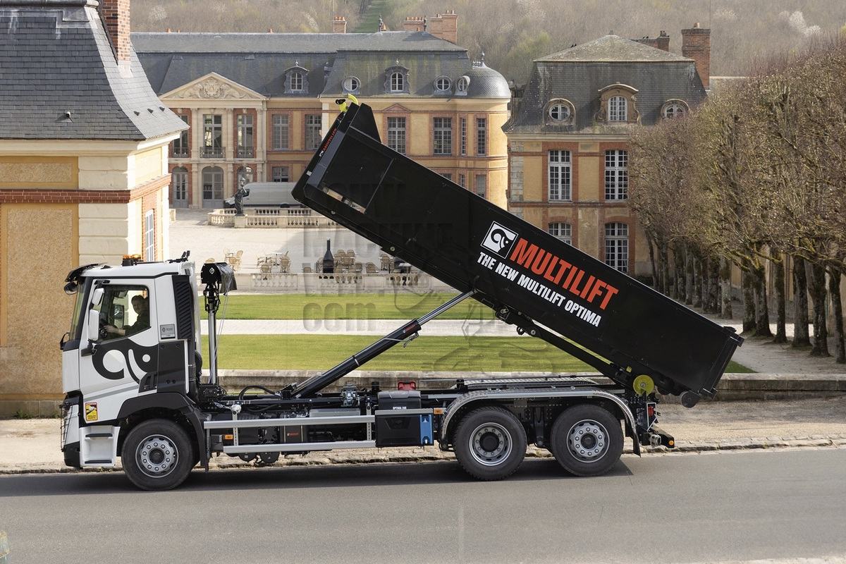 Hiab introduceert de geheel nieuwe Multilift Optima haakarmsystemen