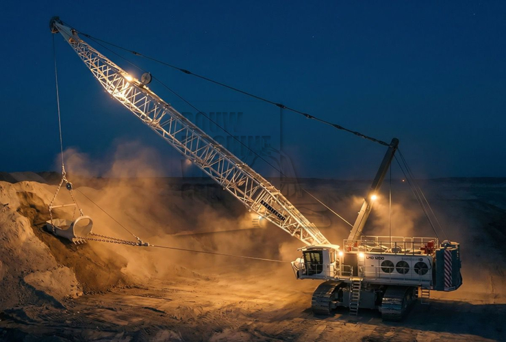 360 ton, 12 kuub, tot 25 meter diep: Liebherr LMD 1200
