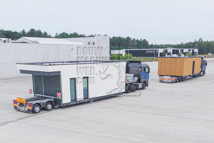 Op transport met een modulaire woonruimte