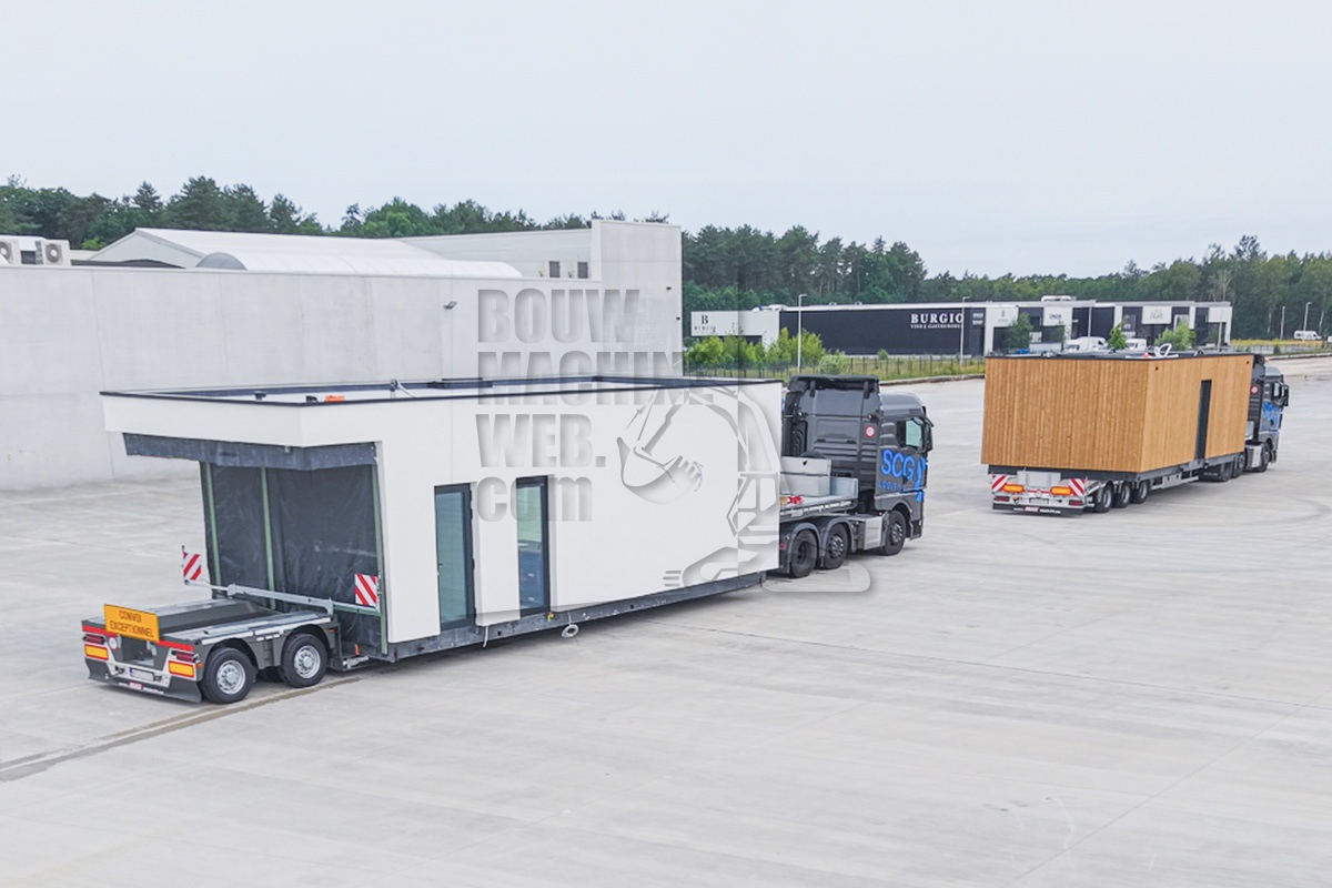 Op transport met een modulaire woonruimte