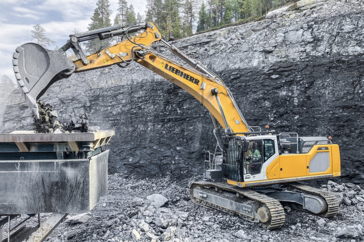 Wereldpremière op Steinexpo: Liebherr introduceert nieuwe 50 tonners