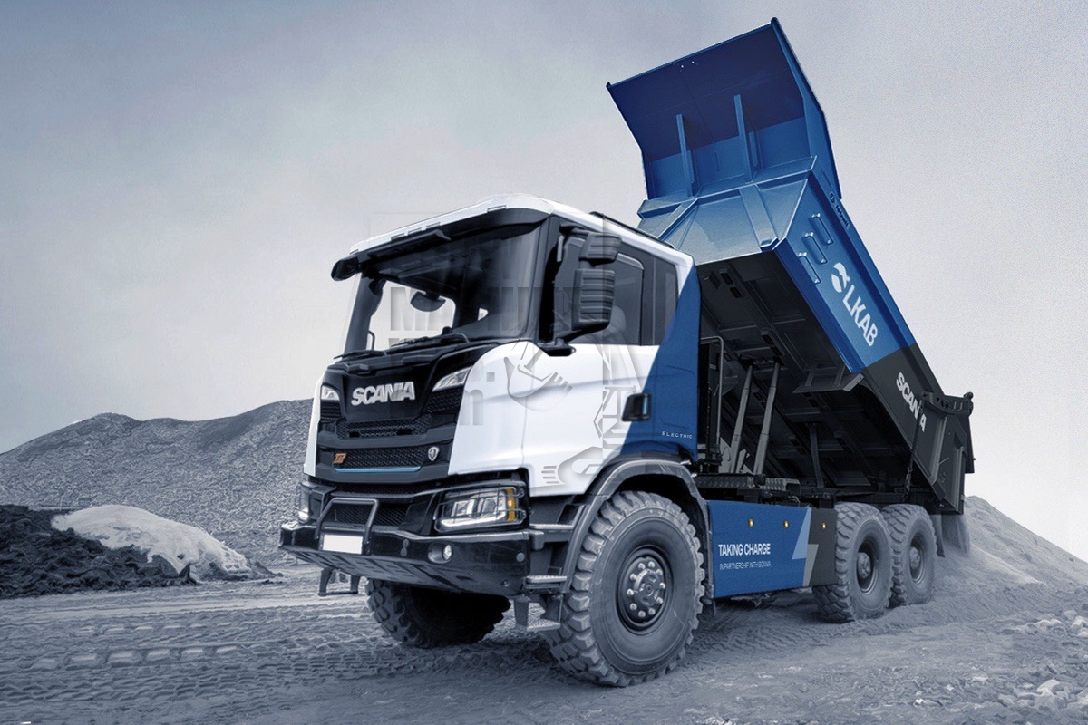 Scania zet elektrische vrachtwagens in LKAB-mijn in het noorden van Zweden
