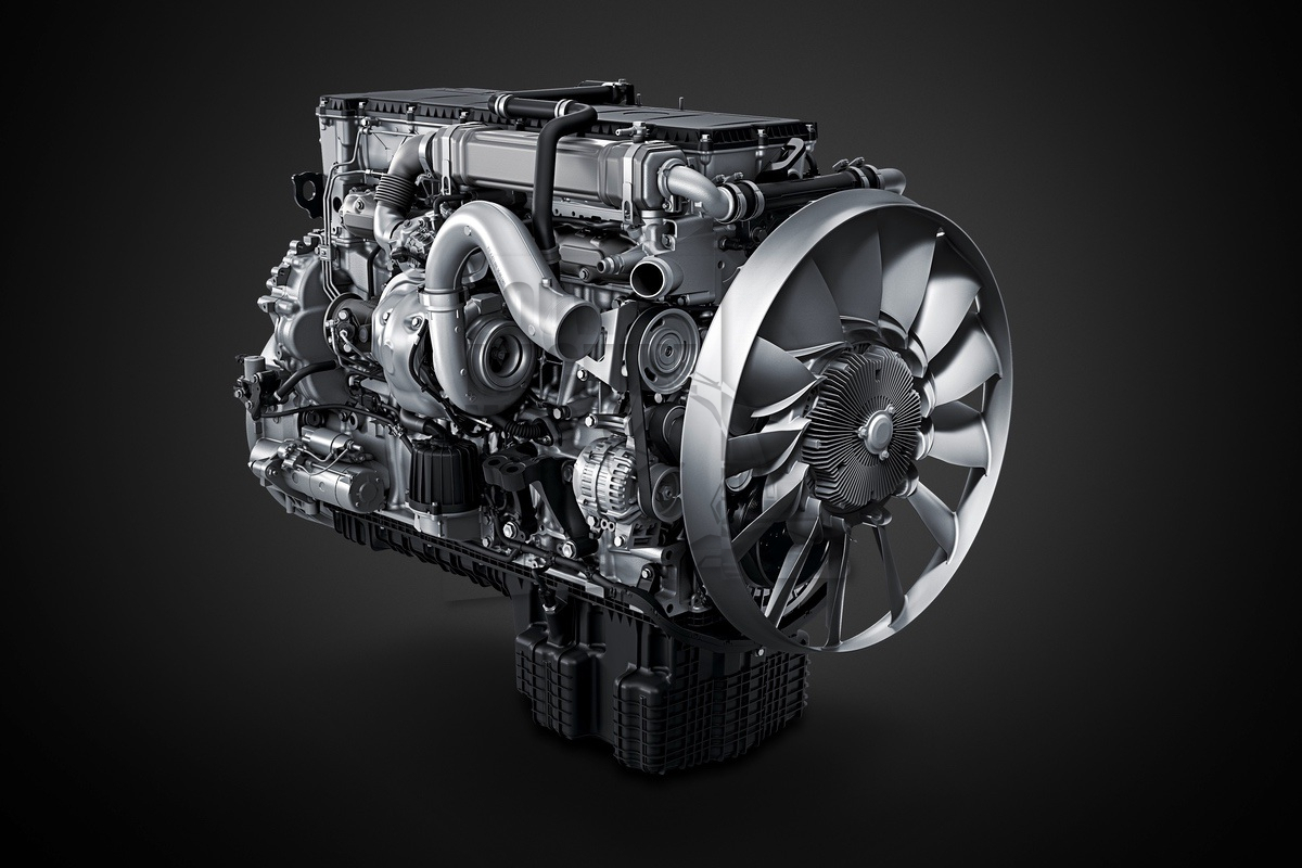 Nog efficiënter - zelfs op volle kracht: de nieuwe generatie 12,8 liter motoren van Mercedes-Benz