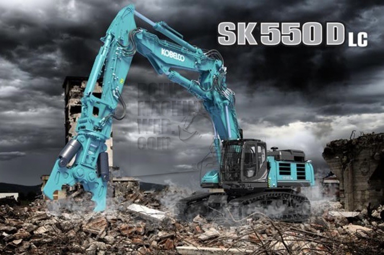 Kobelco's nieuwe sloopmachine: SK550DLC-11