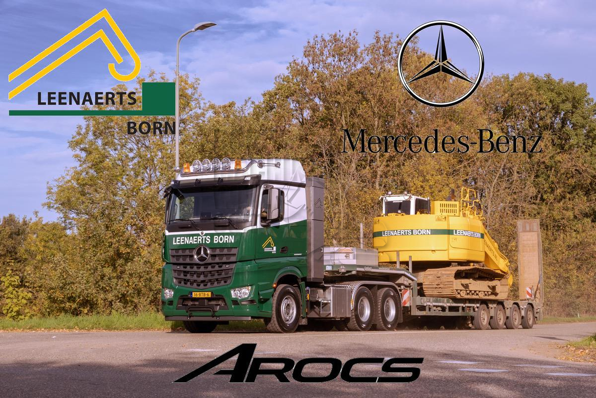 Mercedes-Benz Arocs Semi-SLT voor Leenaerts Born