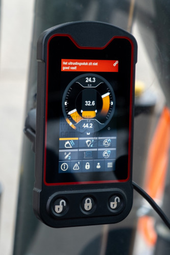 20 Op het separate display zijn alle meldingen afleesbaar