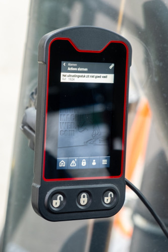 21 Melding van een niet goed vergendeld uitrustingsstuk